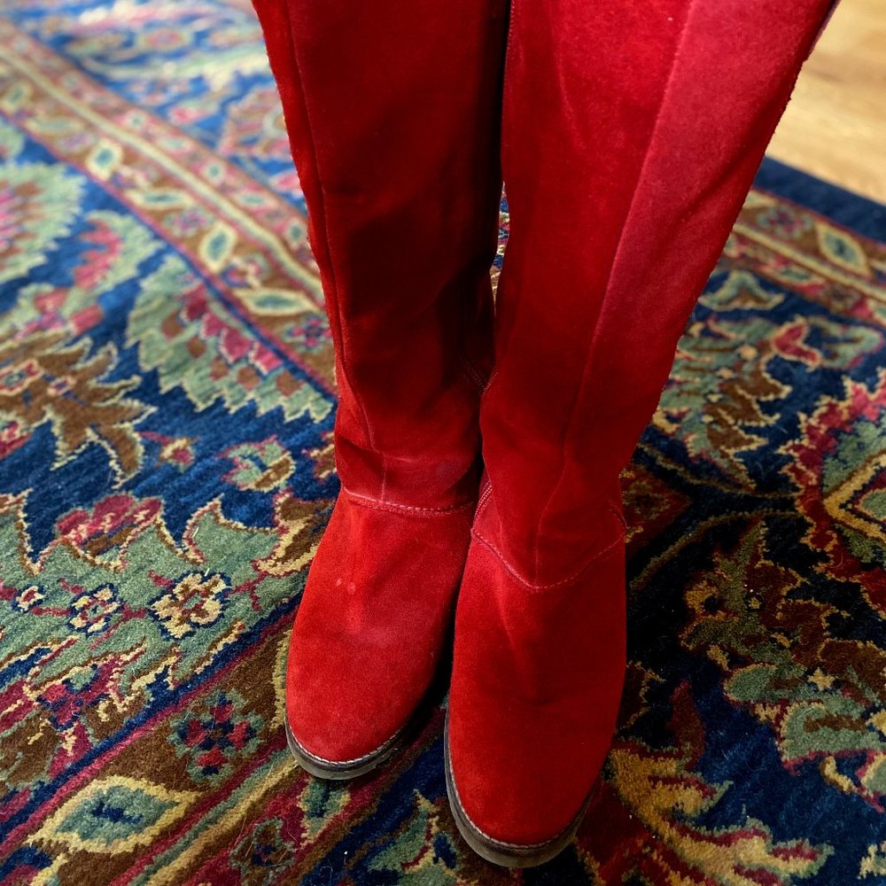 Beautiful red boots